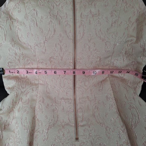 Ted Baker Blush Lace Fit & Flare Dress - Picture 10 of 12